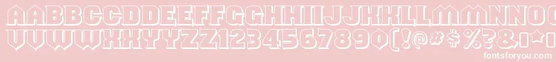 ShouldveknownshadedRegular Font – White Fonts on Pink Background