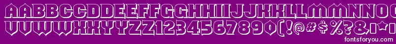 ShouldveknownshadedRegular Font – White Fonts on Purple Background