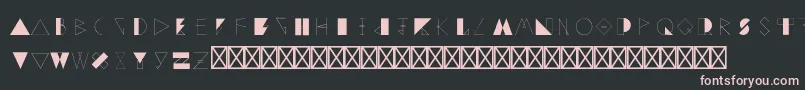 More about GeoeastonRegular Font GeoeastonRegular Font – Pink Fonts on Black Background