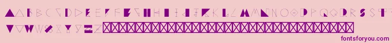 More about GeoeastonRegular Font GeoeastonRegular Font – Purple Fonts on Pink Background