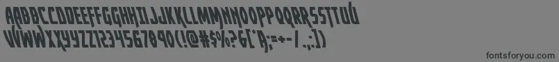 Yankeeclipperleft Font – Black Fonts on Gray Background