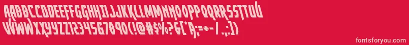 Yankeeclipperleft Font – Pink Fonts on Red Background