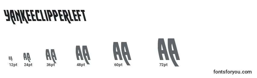 Yankeeclipperleft Font Sizes