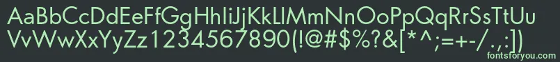 フォントOrenburgc – 黒い背景に緑の文字