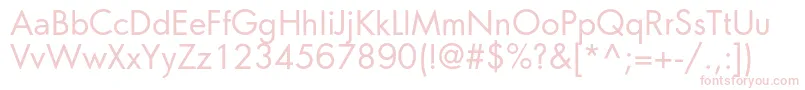 Шрифт Orenburgc – розовые шрифты