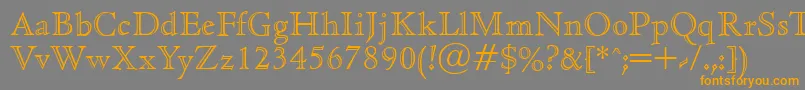 More about CedaropenfaceRegular Font CedaropenfaceRegular Font – Orange Fonts on Gray Background