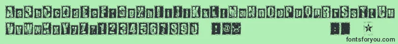 More about 1Dimencion Font 1Dimencion Font – Black Fonts on Green Background