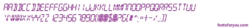 DigitalReadout Font – Purple Fonts