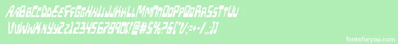 Xpedxtracondital Font – White Fonts on Green Background
