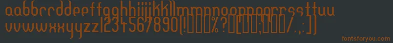 Dfteh Font – Brown Fonts on Black Background