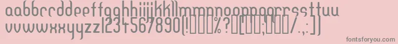 Dfteh Font – Gray Fonts on Pink Background