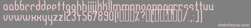 Dfteh Font – Pink Fonts on Gray Background
