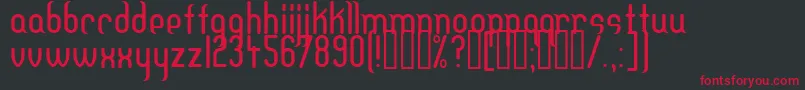 Dfteh Font – Red Fonts on Black Background