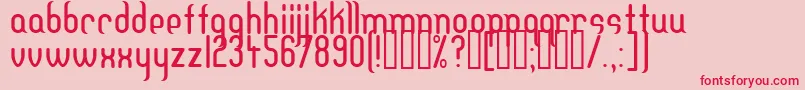 Dfteh Font – Red Fonts on Pink Background