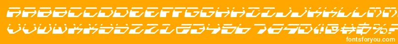 Deranianlai Font – White Fonts on Orange Background