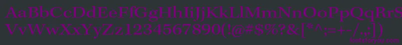KeplerstdExt Font – Purple Fonts on Black Background