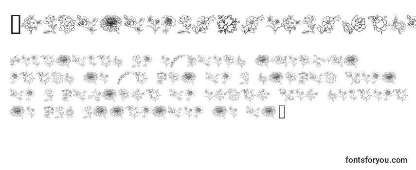 Review of the TraditionalFloralDesignIii Font