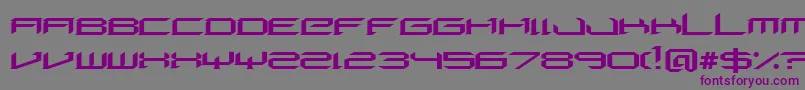 DigeriaNormal Font – Purple Fonts on Gray Background