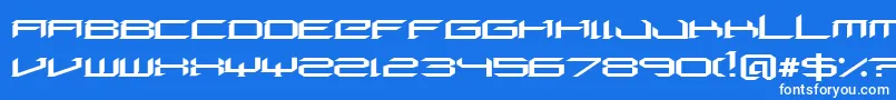 DigeriaNormal Font – White Fonts on Blue Background