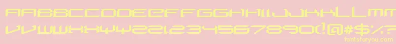 DigeriaNormal Font – Yellow Fonts on Pink Background