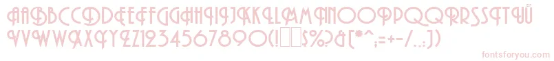 HamanBold Font – Pink Fonts on White Background