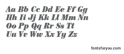 Review of the ItcCenturyLtUltraCondensedItalic Font