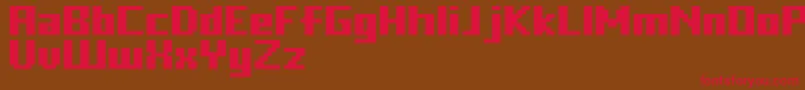 Ffffreed Font – Red Fonts on Brown Background
