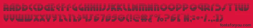 Neuralnomicongrad Font – Black Fonts on Red Background