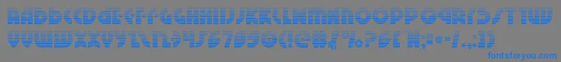 Neuralnomicongrad Font – Blue Fonts on Gray Background