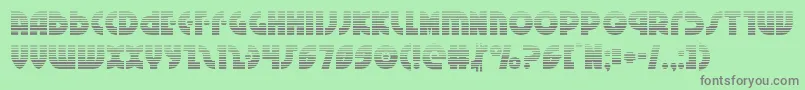 Neuralnomicongrad Font – Gray Fonts on Green Background