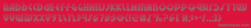 Neuralnomicongrad Font – Gray Fonts on Red Background