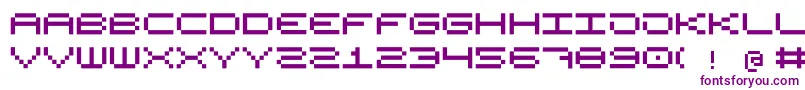 fuente High75 – Fuentes Moradas Sobre Fondo Blanco