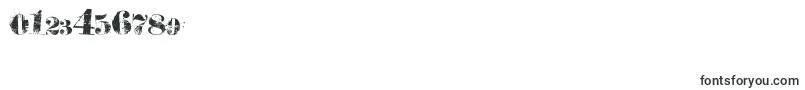 Hardcorium-Schriftart – Schriften für Zahlen und Nummern