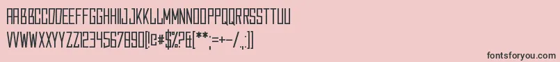 Caperput Font – Black Fonts on Pink Background