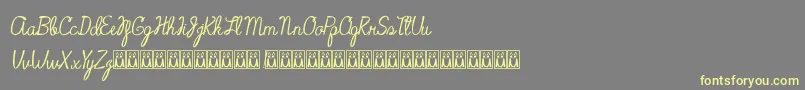 More about SweetCoffee Font SweetCoffee Font – Yellow Fonts on Gray Background