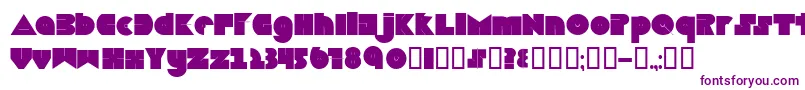 Boredom-fontti – violetit fontit