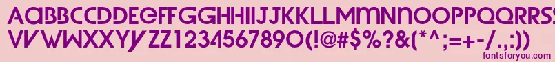 WetDreamzDemi Font – Purple Fonts on Pink Background