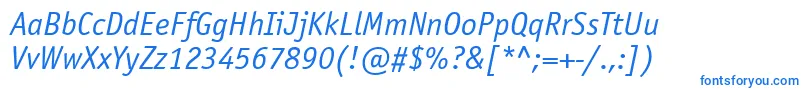 OfficinasansattItalic Font – Blue Fonts