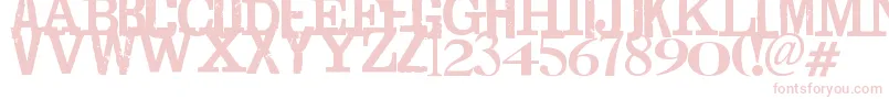 Jenna Font – Pink Fonts on White Background