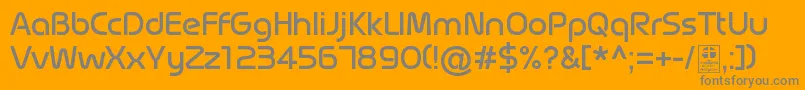 More about MagettasRegularDemo Font MagettasRegularDemo Font – Gray Fonts on Orange Background