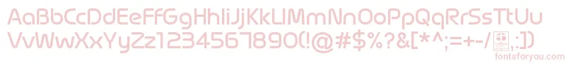 MagettasRegularDemo-Schriftart – Rosa Schriften auf weißem Hintergrund