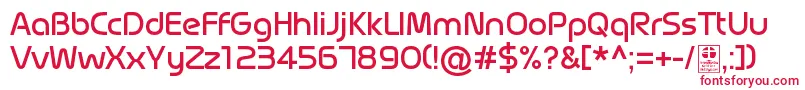 MagettasRegularDemo Font – Red Fonts on White Background