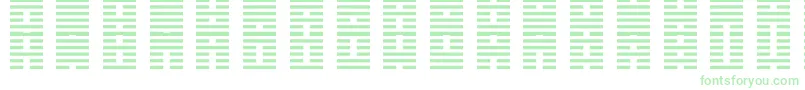 IChing Font – Green Fonts on White Background
