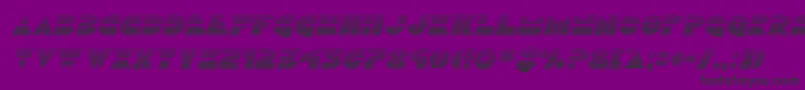 Discoduckgradital Font – Black Fonts on Purple Background