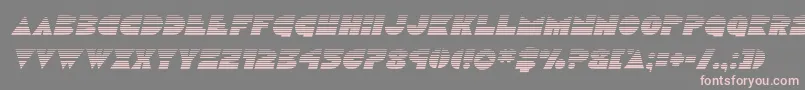 Discoduckgradital Font – Pink Fonts on Gray Background