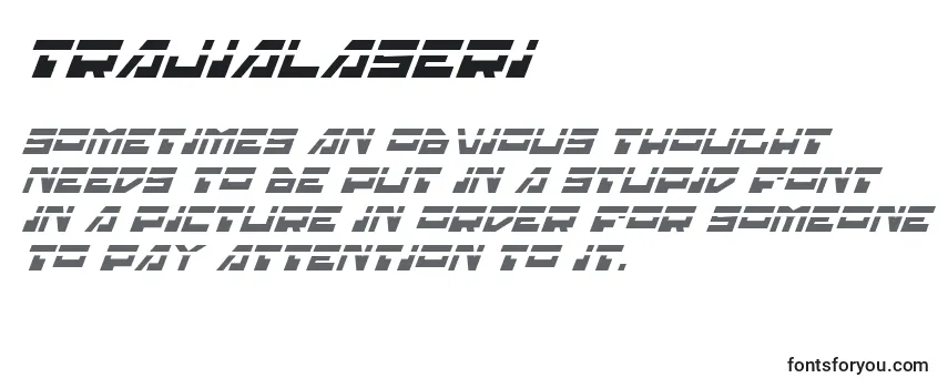 Review of the Trajialaseri Font