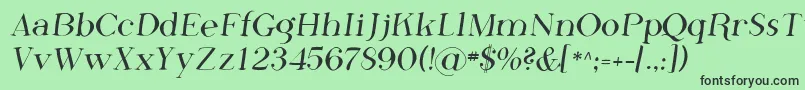 Sfphosphorusfluoride Font – Black Fonts on Green Background