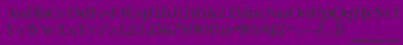 Sfphosphorusfluoride Font – Black Fonts on Purple Background