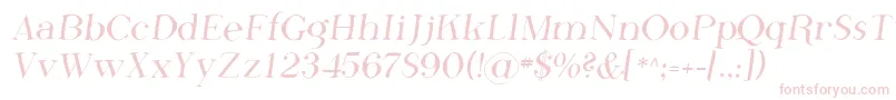 Sfphosphorusfluoride Font – Pink Fonts on White Background
