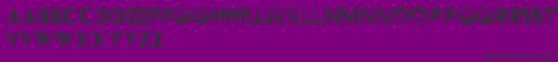 HffBlackSteel Font – Black Fonts on Purple Background